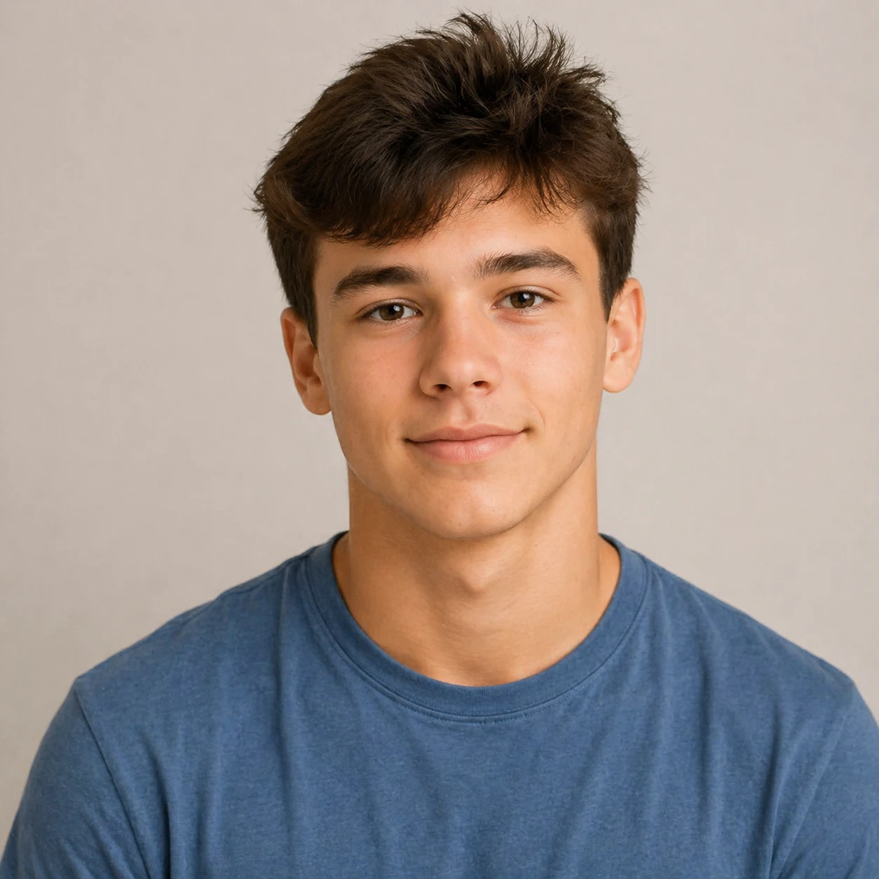 age progression of this baby photo to show what the person will look like as a teenager around age 16-18, high school age, natural teenage features, p — GPT Image 2