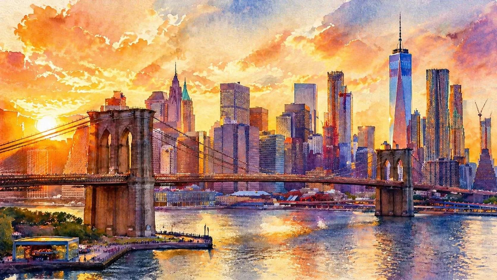 transform this photo into a watercolor painting style with soft bleeding edges, luminous transparent washes of color, impressionistic style — GPT Image 2