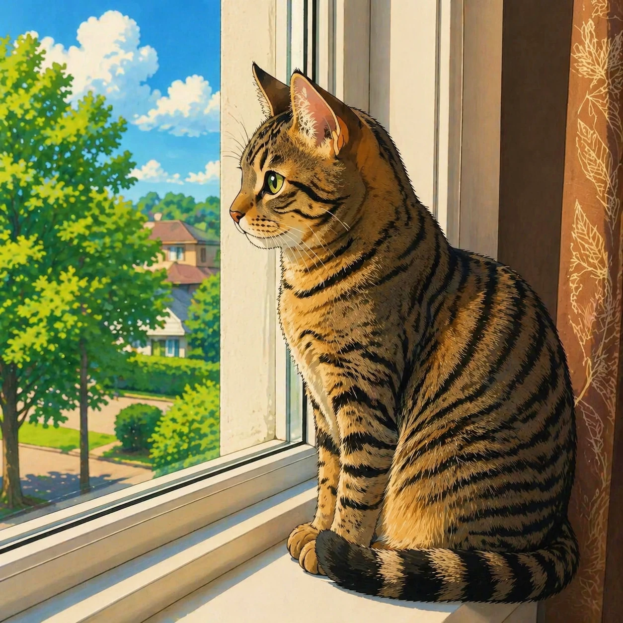 transform this photo into a Japanese anime illustration style, clean line art, vibrant anime colors, expressive eyes, Studio Ghibli inspired — GPT Image 2