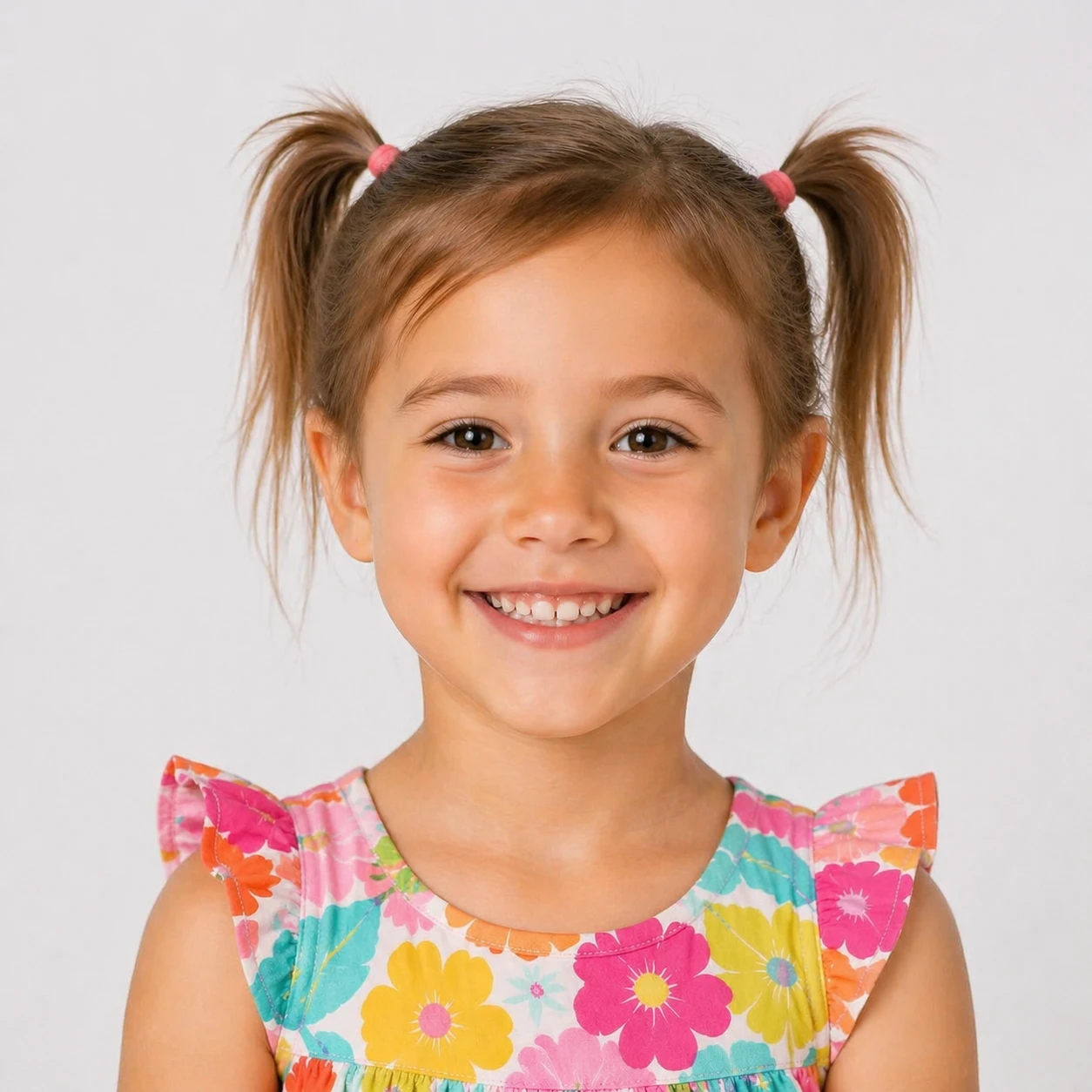 age progression of this baby photo to show what the child will look like at around age 8-10, young child with developing features, preserve the facial — GPT Image 2